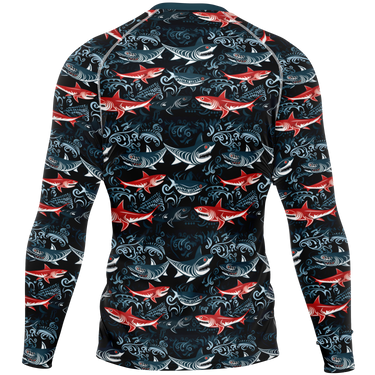 Chokefish™ Long Sleeve Rashguard Marine Men's Shirt-002